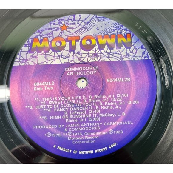 Commodores Anthology 2LP Set Motown Soul 6044 ML2 Brick House Vinyl Records - Picture 3 of 9